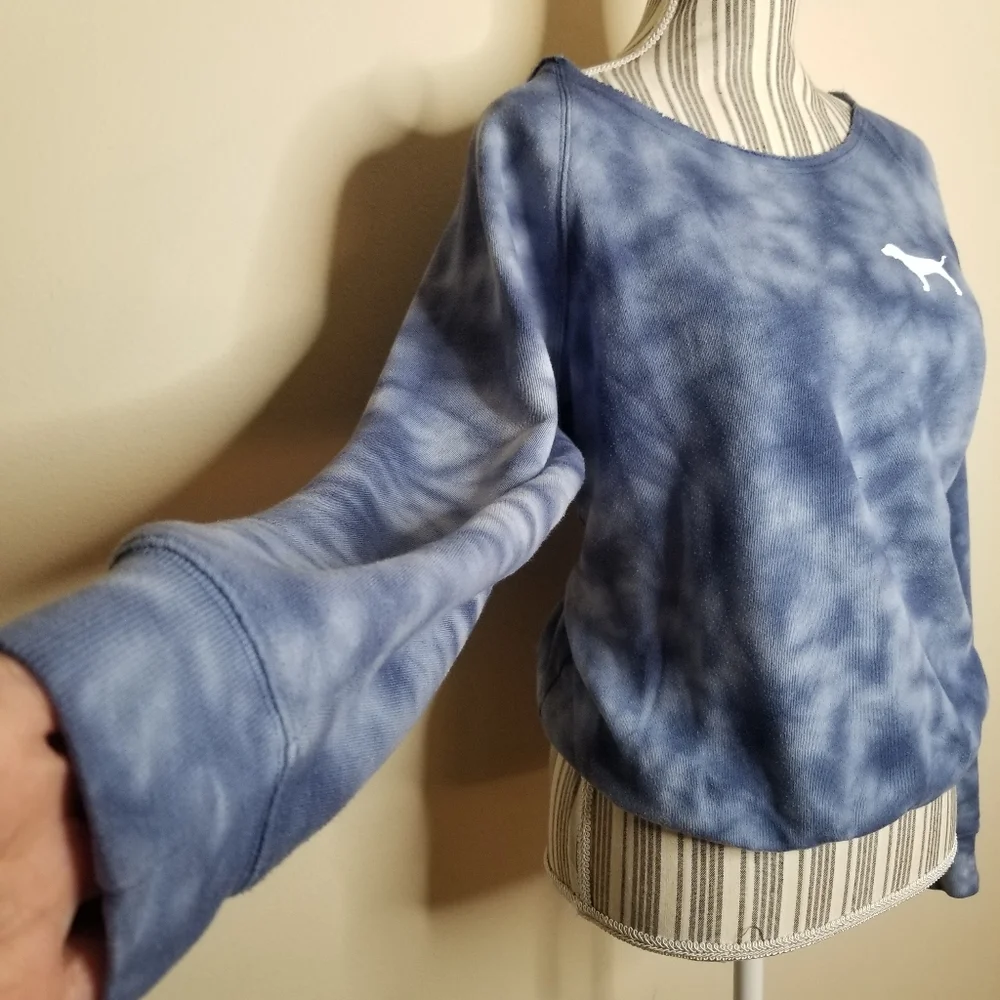 Victoria Secret PINK Tie Dye Oversized Sweatshirt - Picture 4 of 8